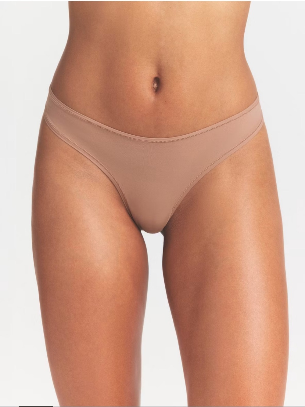 2PC SKIMS Sienna Fits Everybody Dipped Front Thong - Seamless